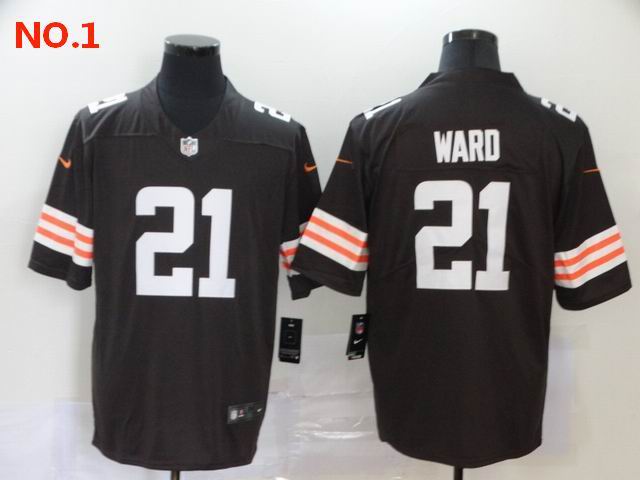 Men's Cleveland Browns #21 Denzel Ward Jerseys-15